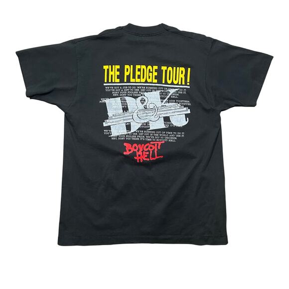 Vintage 80s 90s DeGarmo And Key Band Tee Boycott Hell Tour T-Shirt - Picture 3 of 4
